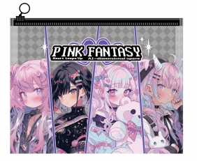 Teczka z suwakiem A4 Manga Pink Fantasy, 1 szt