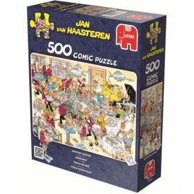 Puzzle 500: Jan van Haasteren - Kolacja z owoców morza (17458)
