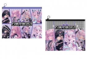 Teczka z suwakiem A4 Manga Pink Fantasy, 1 szt