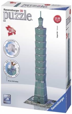 Puzzle 3D Taipei 101 216 (125586) - <br />