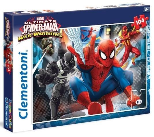 Puzzle SuperColor Spider Man 104 (27958)