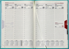 Kalendarz 2024 Tygodniowy A4 Baladek brąz (A4TB)