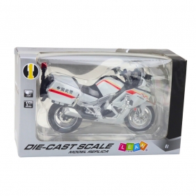 Motocykl metalowy ze światłem i dźwiękiem 1:12