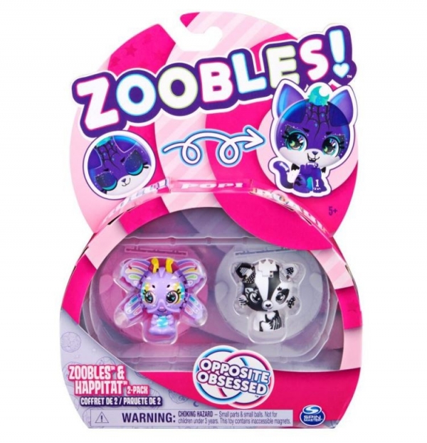 Figurki Zoobles Zwierzątka 2pak Butterly/Fox (6061774/20135095)
