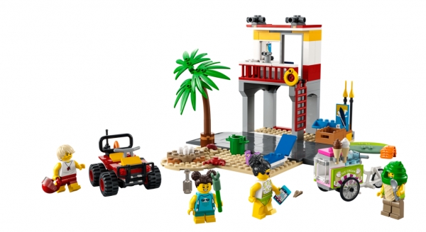 Lego City: Stanowisko ratownicze na plaży (60328)