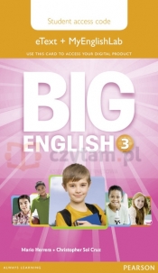 Big English 3 Pupils eText +MyEngLab AccCodeCard - Christopher Sol Cruz, Mario Herrera