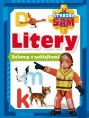 Strażak Sam Litery. Zabawy z naklejkami - Anna Wiśniewska