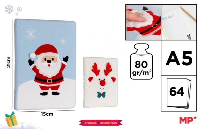 <img src='https://webimage.pl/pics/587/3/d8435721033587.jpg' style='height:440px' /> Notatnik A5/64K gładki świąteczny MIX