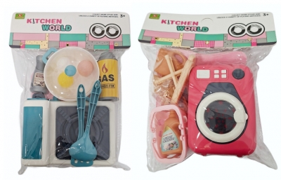 Zestaw kuchenny z płytą grzewczą lub pralką