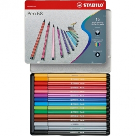 Flamaster Stabilo Pen 68, 15 kolorów (6815-6)