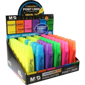 Zakreślacze M&G Point Liner, 48 szt. - zapachowe (AHM21571)