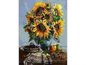 Malowanie po numerach - Słoneczniki 30x40cm