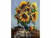 Malowanie po numerach - Słoneczniki 30x40cm