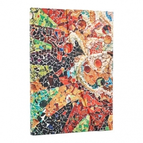 Kalendarz Paperblanks 2026 Gaudi’s Sun HOR Midi twarda okładka