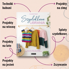 Szydełkowe ubrania. Kolorowe, łatwe, dla każdego. Wzór babuni w nowoczesnej odsłonie - Claudine Powley
