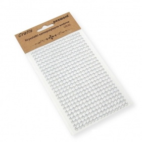 Kryształki samoprzylepne CR-02 srebrne 5mm