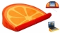 Lapwedge Orange - Podstawka pod laptop - Pomarańcz