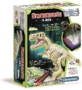 Naukowa zabawa. Skamieniałości. T-Rex fluoresc - Naukowa zabawa