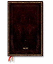 Kalendarz książkowy maxi 2021 12M Black Moroccan