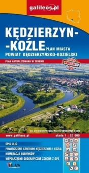Plan miasta - Kędzierzyn-Koźle (powiat) 1:20 000 - Opracowanie zbiorowe