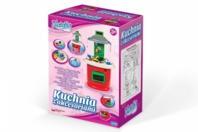 Natalia - Kuchnia z akcesoriami, różowa