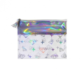Piórnik holograficzny Diamenty