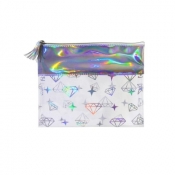 Piórnik holograficzny Diamenty