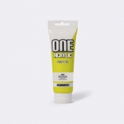 Farba akrylowa 120ml.Maimeri 095 fluorescent yellow - Polska Fila