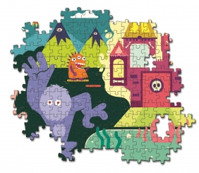 Clementoni, Puzzle SuperColor 104: Glowing Monsters (27558)