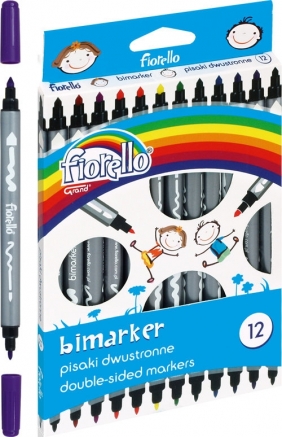 Pisaki Bimarker dwustronne 12 kolorów (282306)
