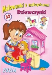 Malowanki z nalepkami - Dziewczynki - Zuzia - Ernest Błędowski