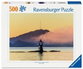 Ravensburger, Puzzle 500: Latarnia morska - Norwegia (12001658)