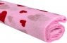  Paczka Bibuła marszczona 50x200 serca czerwone na różowym 10 rolek