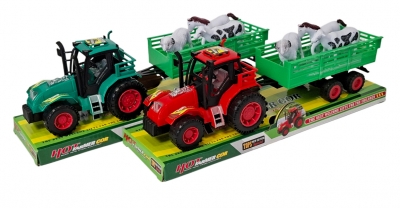<img src='https://webimage.pl/pics/588/7/d5902496217588Q13018.jpg' style='height:440px' /> Traktor z przyczepą i zwierzętami gospodarskimi