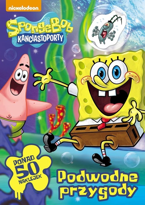 SpongeBob Kanciastoporty Podwodne przygody + naklejki