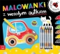 Malowanki z wesołym autkiem. Gruby obrys. Kredki woskowe (3173)