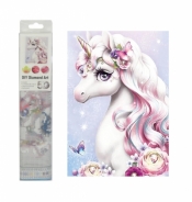 Mozaika diamentowa Jednorożec