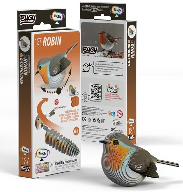 Rudzik kołyszący Eugy. Eko Ukladanka 3D