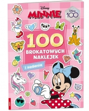 Disney Minnie. 100 brokatowych naklejek