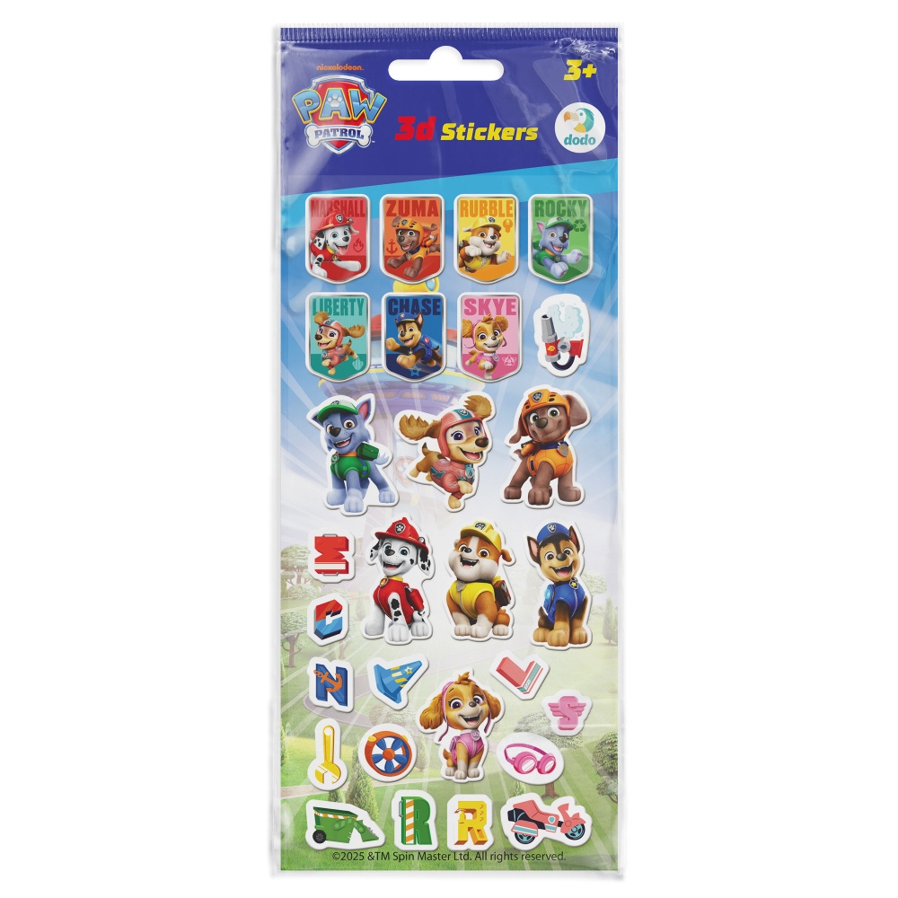 <img src='https://webimage.pl/pics/589/2/d4823115912589.jpg' style='height:440px' /> Zestaw naklejek 3D Psi Patrol - To jest psie życie (200671)