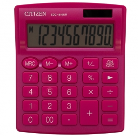Kalkulator biurowy Citizen SDC-810NR - różowy