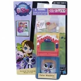 Littlest Pet Shop Zwierzak z pokoikiem Parker Waddleton (B0092)