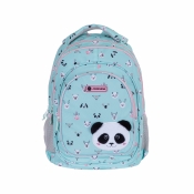 Astrabag, Plecak trzykomorowy - Teddy Panda (AB330)