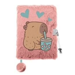 Pamiętnik z kłódką włochacz A5/96K Cappy