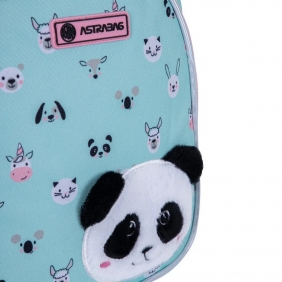 Astrabag, Plecak trzykomorowy - Teddy Panda (AB330)