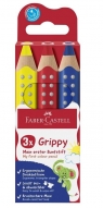 Kredki Grippy 3 kolory FABER CASTELL