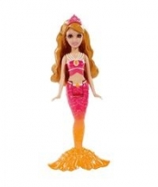Barbie mini Syrenki różowo-pomarańczowa