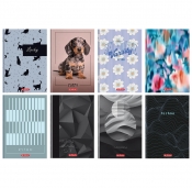 Brulion Herliz A4/96k kratka z marginesem, 1 szt