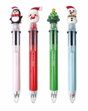 Długopis wielokolorowy automatyczny - Christmas, , 1 szt