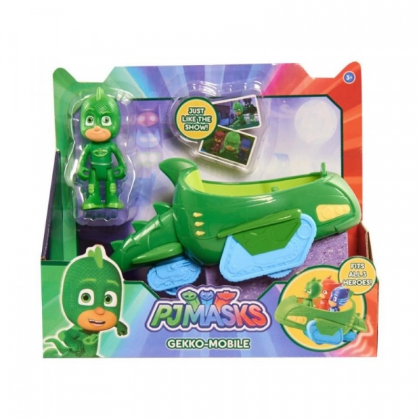 PJ Masks Pojazd z Figurką, Gekko (JP-24575-2)